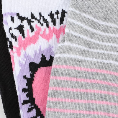 Imagen 2 del producto Pack 3 Unidades Calcetin Mujer Corto de Algodón Icono Surtido