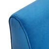 Sillón Bodevir Komodo Felpa 1 Cuerpo Azul Rey 