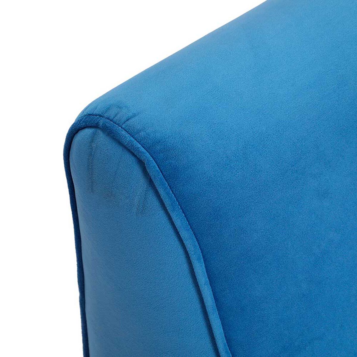 Sillón Bodevir Komodo Felpa 1 Cuerpo Azul Rey 
