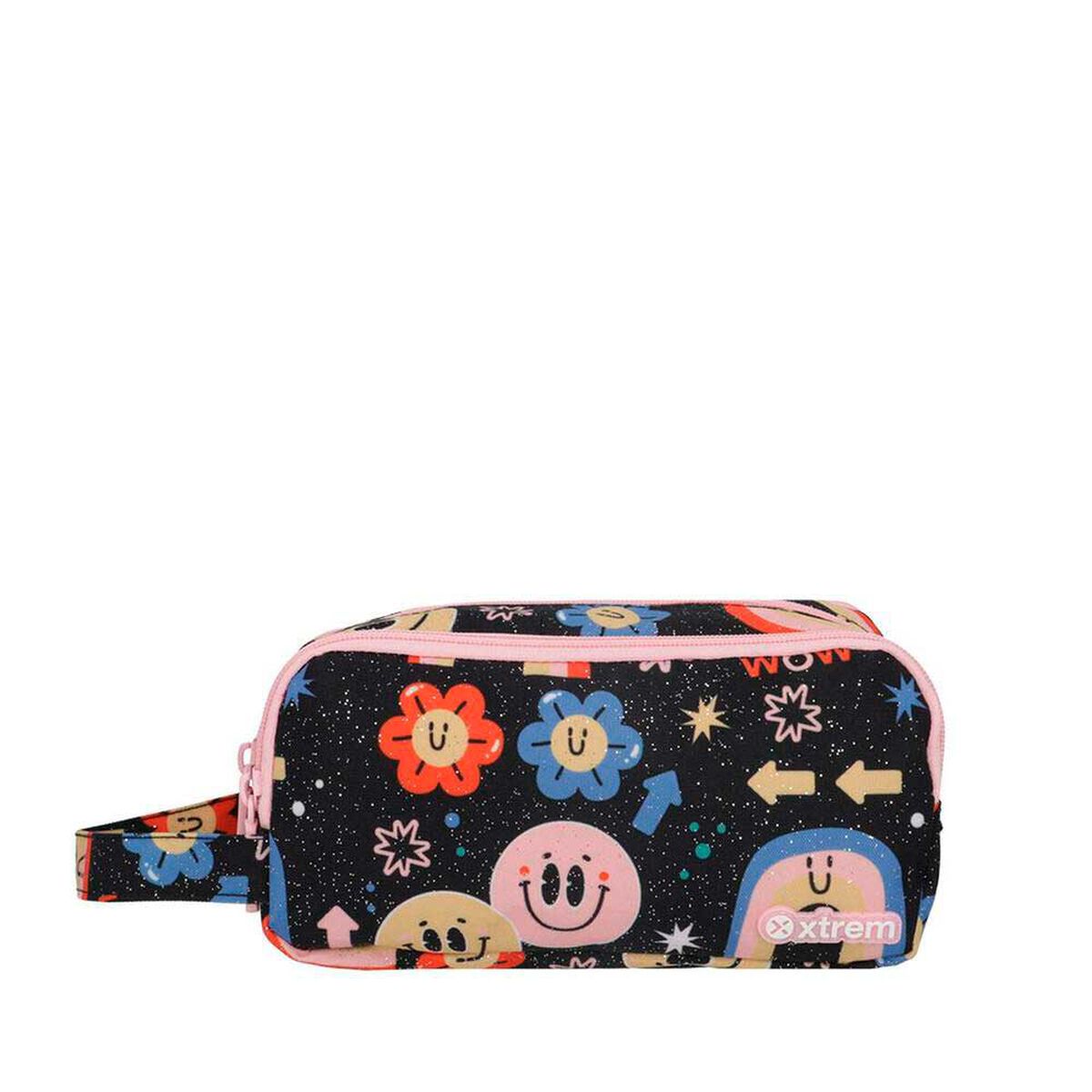 Estuche Xtrem University+ 5XT Arco&iacute;ris Negro