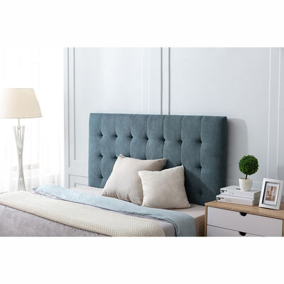 Respaldo Zibel 2 Plazas Capitoné Denim