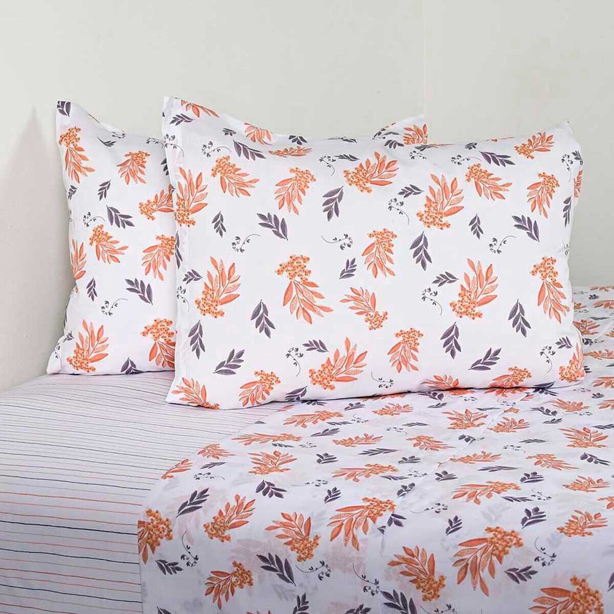 Juego de S&aacute;banas American Family 144 Hilos 2 Plazas Lavanda Rosa