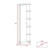 Combo Mueble Microondas + Optimizador TuHome Kitchen Rovere Blanco
