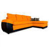 Seccional Derecho Elegant Houston Cheise Tela/PU 5 Cuerpos Oro