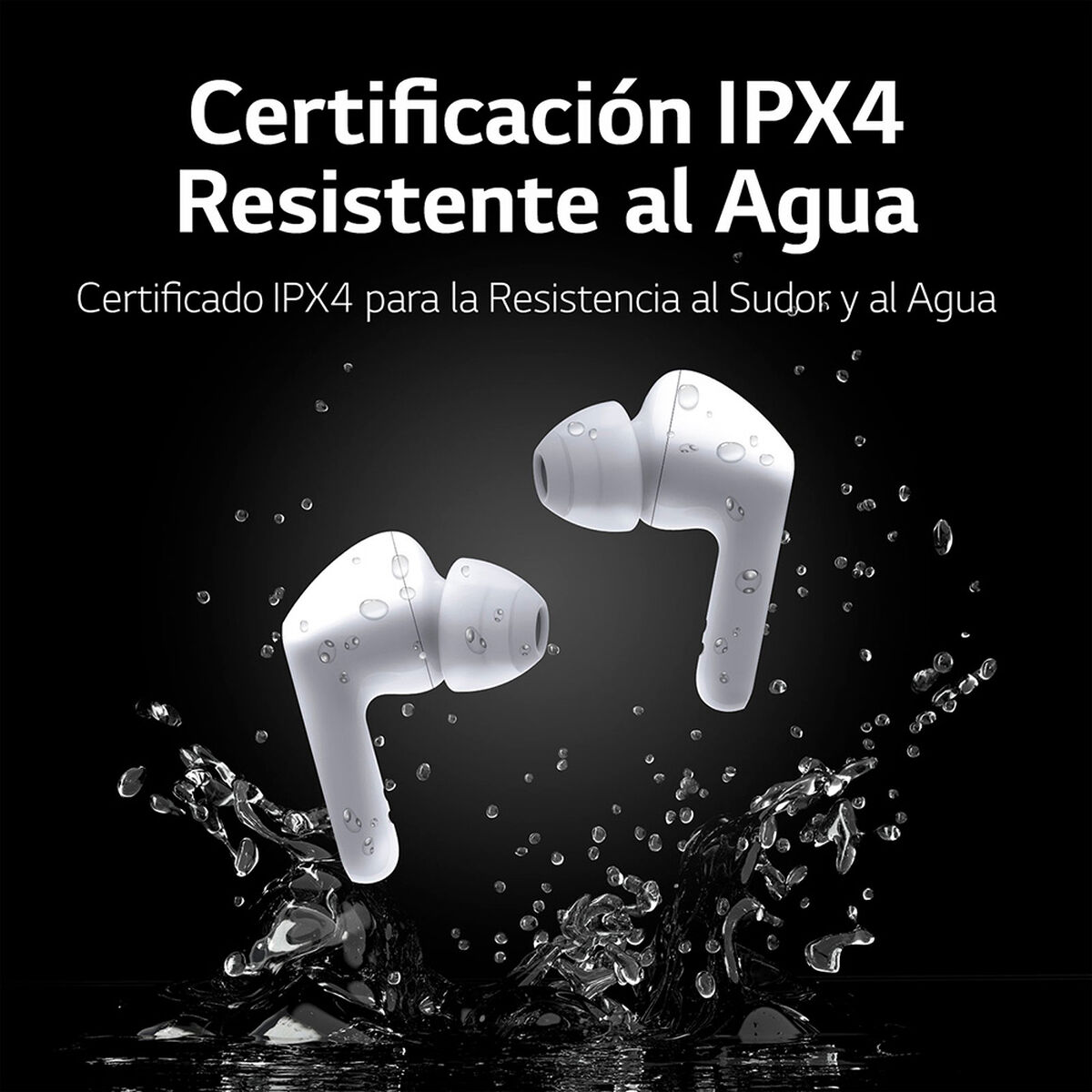 Audífonos Bluetooth LG Tone Free FN6W UV Nano Blancos