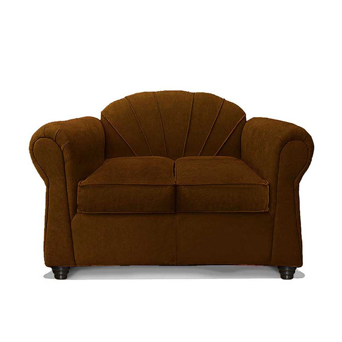 Juego de Living Elegant Detail Marsella Sofá 3 Cuerpos + Sofá 2 cuerpos + Sillón 1 Cuerpo Café