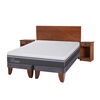Cama Europea CIC Base Dividida 2 Plazas Ortopedic Advance + Respaldo + 2 Veladores New Villarrica
