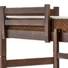 Camarote Litera de madera California 80 cm + Colchones de resortes  Chocolates Especial