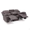 Sofá Reclinable Manual VYS SPA Isabel 3 Cuerpos Café
