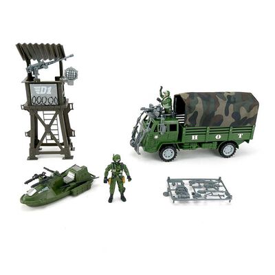 Set Militar Helicoptero Happy Valley