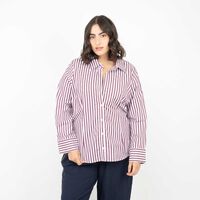 Blusa Manga Larga Mujer Extralindas Burdeo