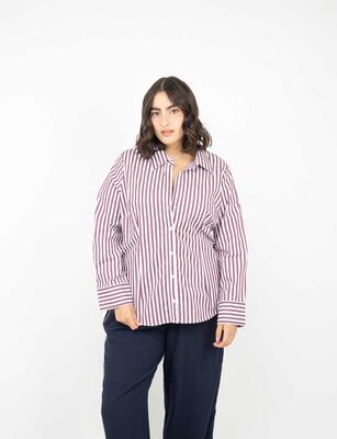 Imagen 1 del producto Blusa Manga Larga Mujer Extralindas Burdeo