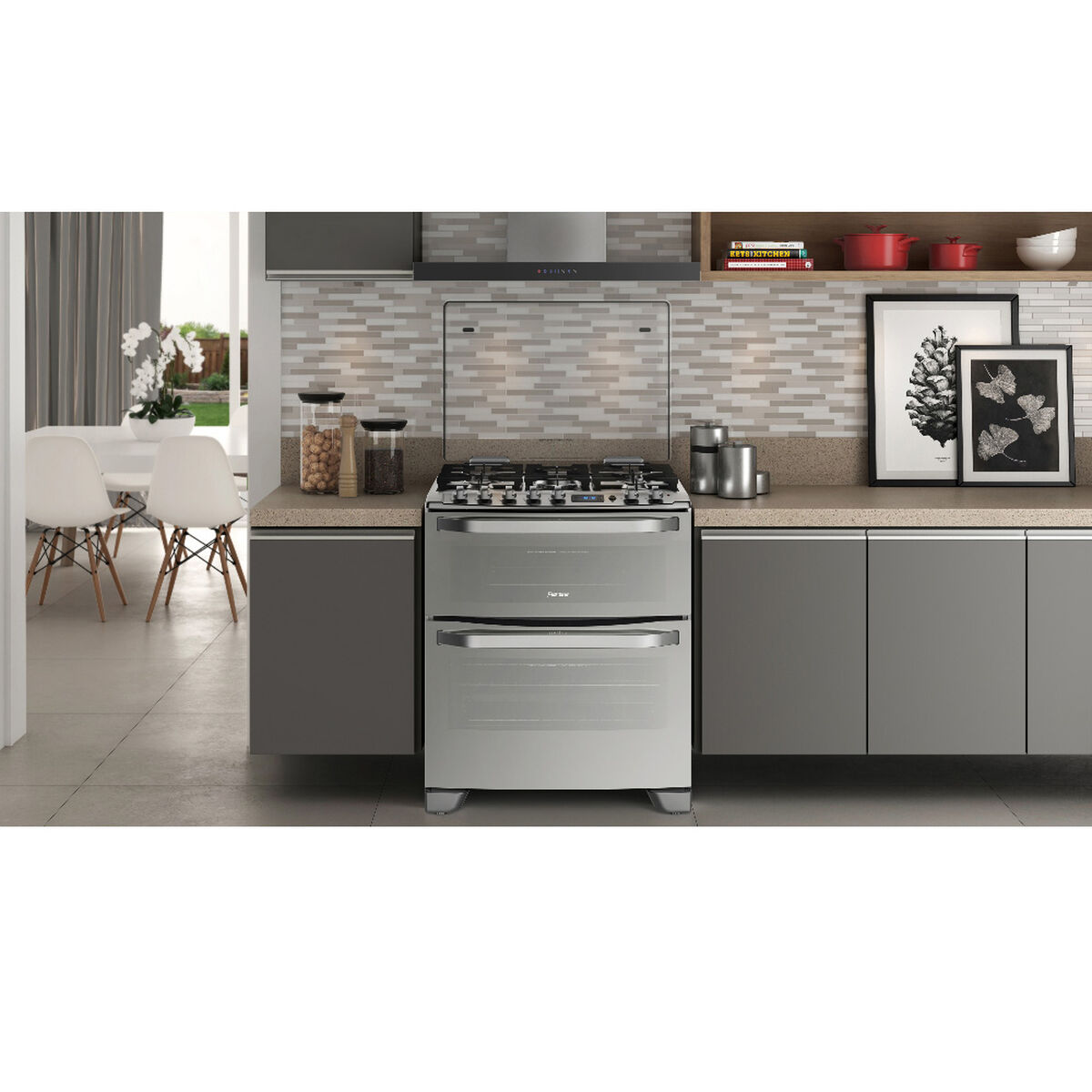 Cocina a Gas Fensa 76 DXT 5 Quemadores