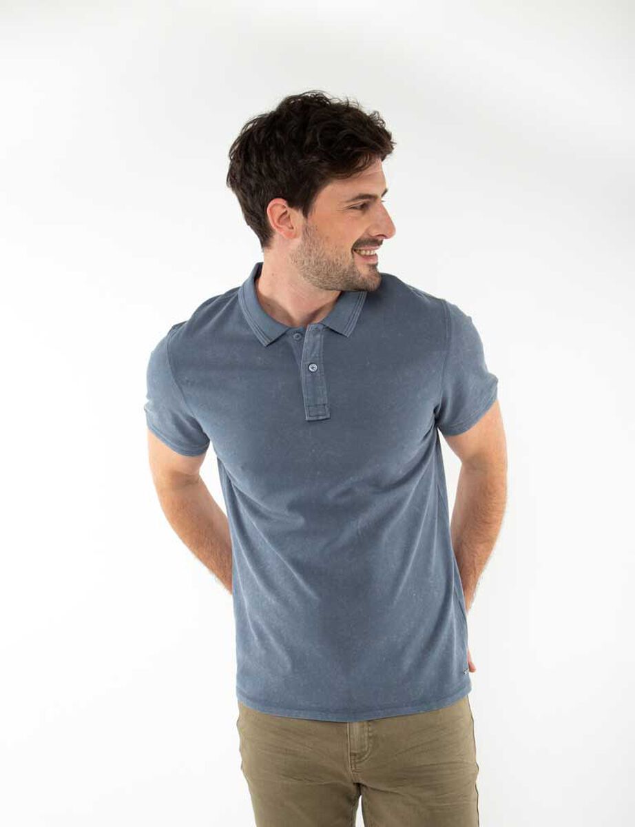 Polera Slim Piqué Hombre Zibel
