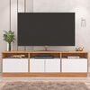 Rack TV Vekkahome Atlas Hasta 70" Caf&eacute;