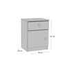 Cama Europea Celta 1,5 Plazas New Mega + Respaldo + Velador Cordoba