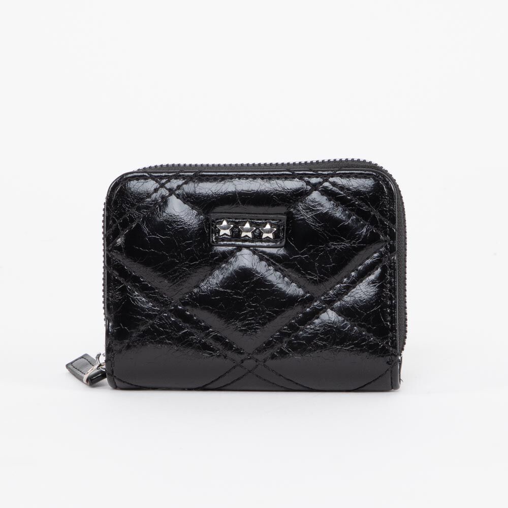 Billetera Negro Mujer Icono