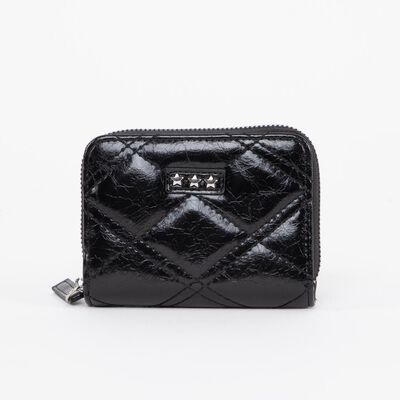 Billetera Negro Mujer Icono
