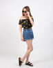 Blusa Crop Mujer Icono