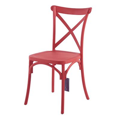 Silla Vincenzi Crossback Rojo