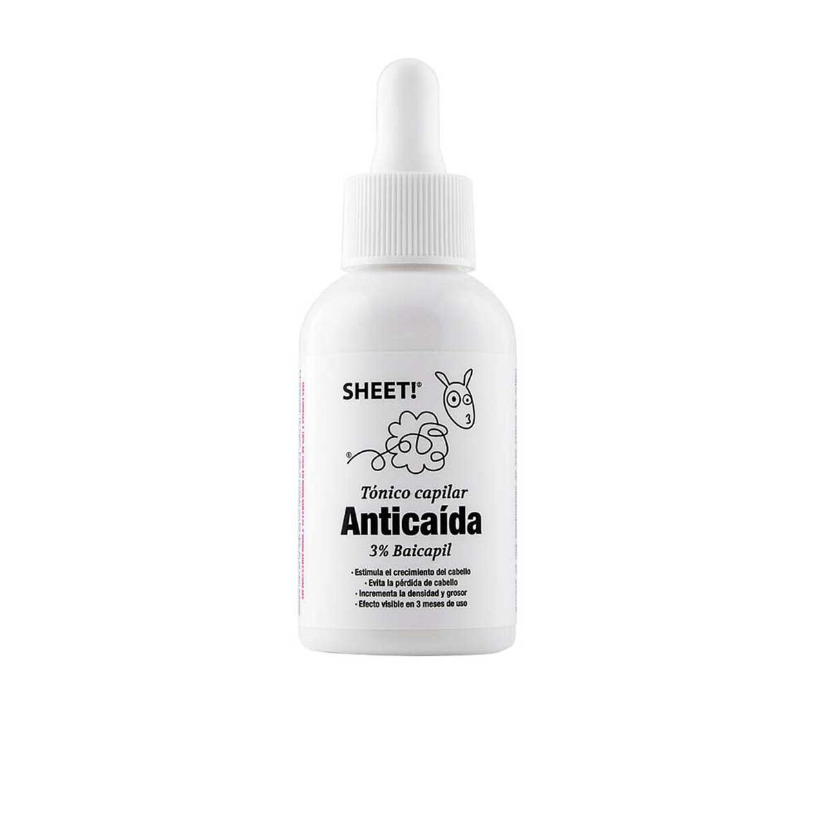 Tónico Anticaída 3% Baicapil para Pelo Sheet