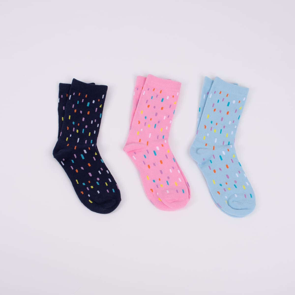 Pack 3 Calcetines de Algodón Niña Chess