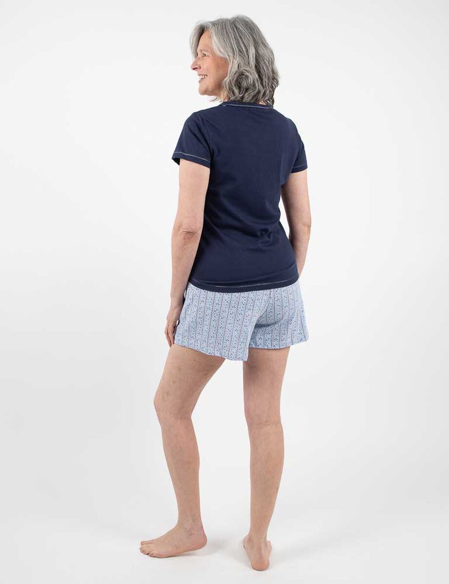 Pijama Corta Algodón Mujer Portman Club
