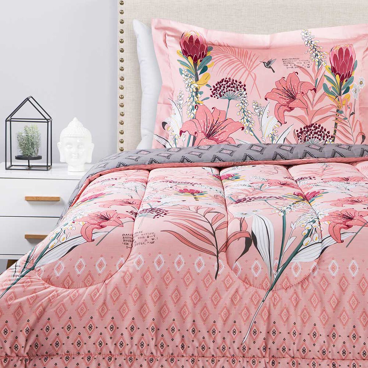 Plumón Estampado Elements & Co 2 Plazas Primrose