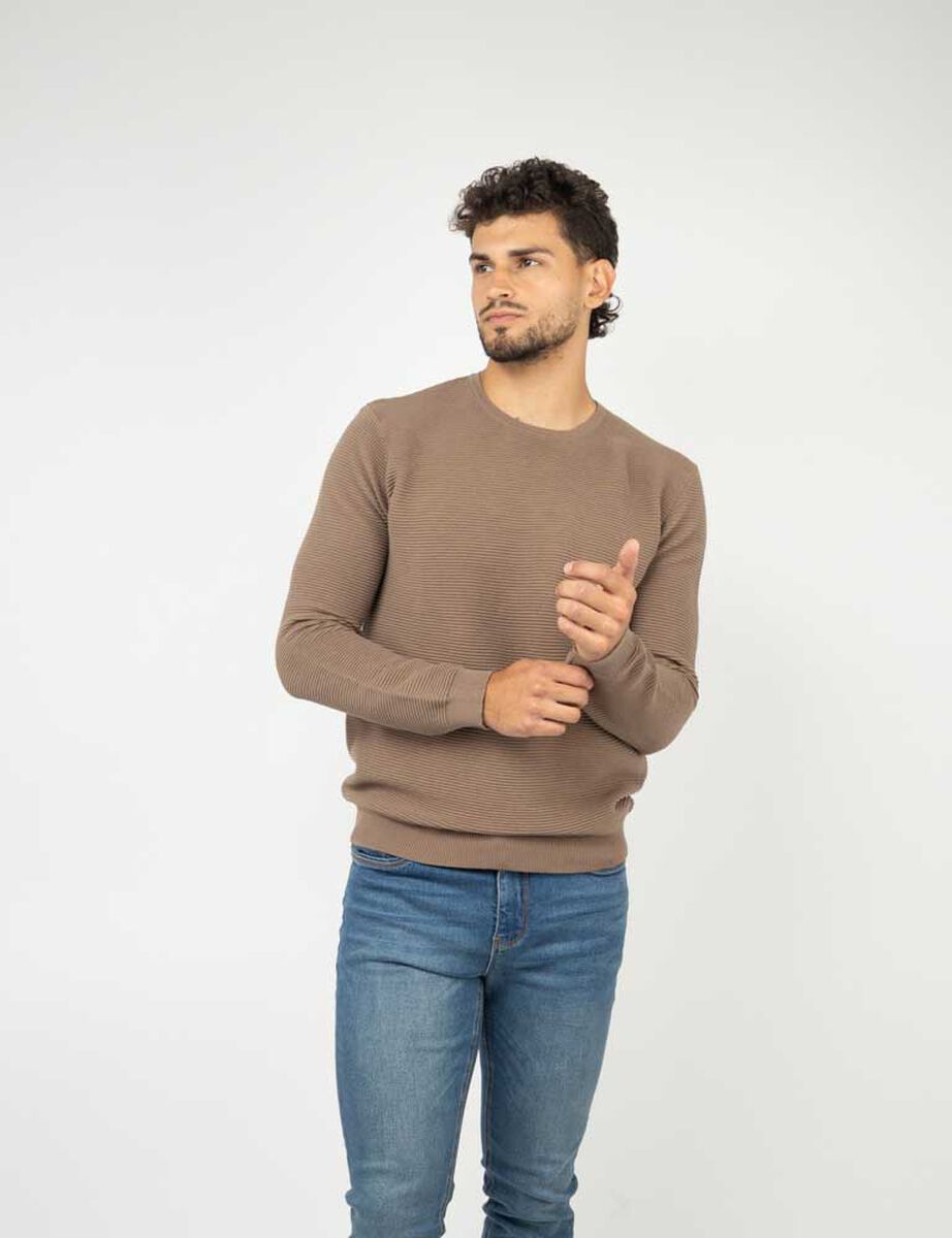 Sweater texturas Hombre Zibel