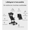 Coche de Paseo Premium Últra Compacto Lubabycas Negro