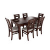 Juego de Comedor Muebles Hema Sevilla 6 Sillas Chocolate