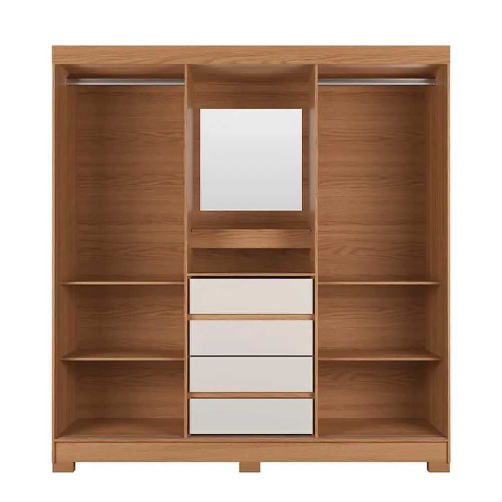 Clóset Decocasa Toscana 2 Puertas Carvalho-Off White | Abc