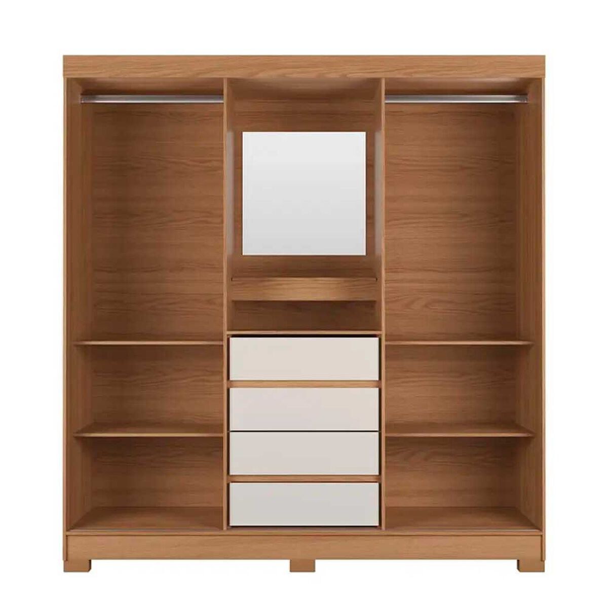 Clóset Decocasa Toscana 2 Puertas Carvalho-Off White