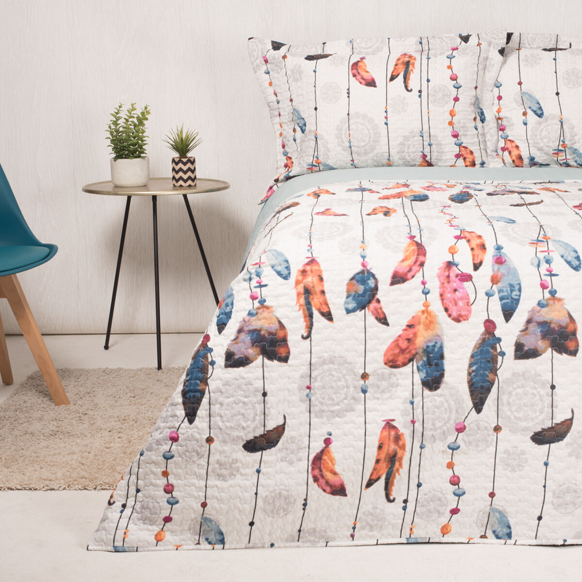 Cubrecama Estampado Tipi 1.5 Plazas