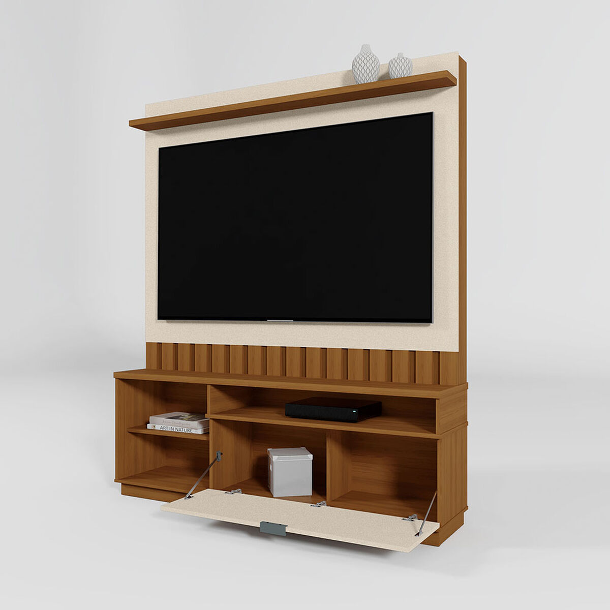 Home TV Vekkahome Diamantina 60" Pulgadas Café