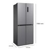 Refrigerador French Door Midea MDRM554MTE50 350 lts.