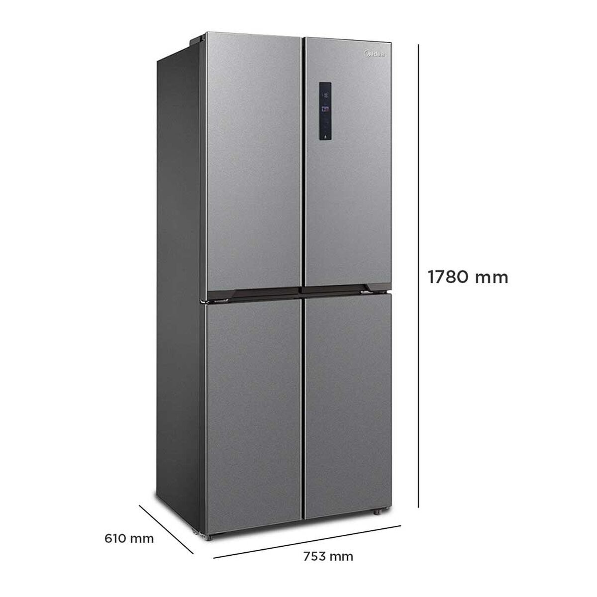 Refrigerador French Door Midea MDRM554MTE50 350 lts.