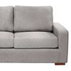 Sof&aacute; Seccional Izquierdo Latam Home Livorno 3 Cuerpos Gris Claro