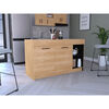 Barra Auxiliar de Cocina Tuhome Luna 2 Puertas Fresno Wengue