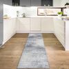 Alfombra de Pasillo Modalfo Florida 70 x 230 cm Gris