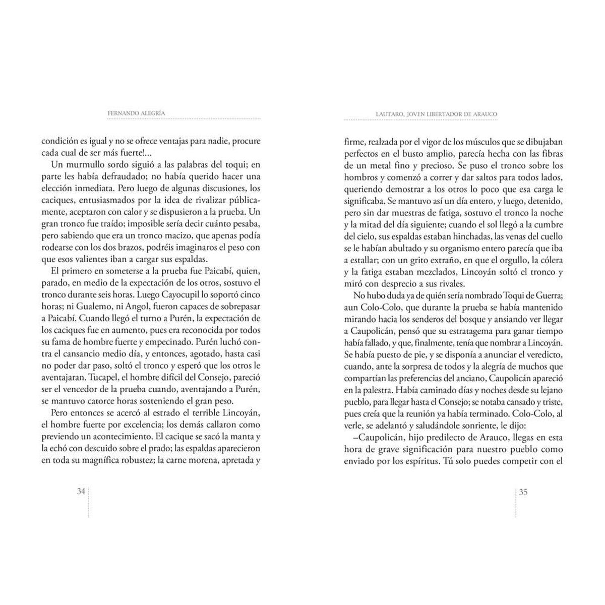 Libro Lautaro, Joven Libertador de Arauco Fernando Alegría Editorial Zig-Zag