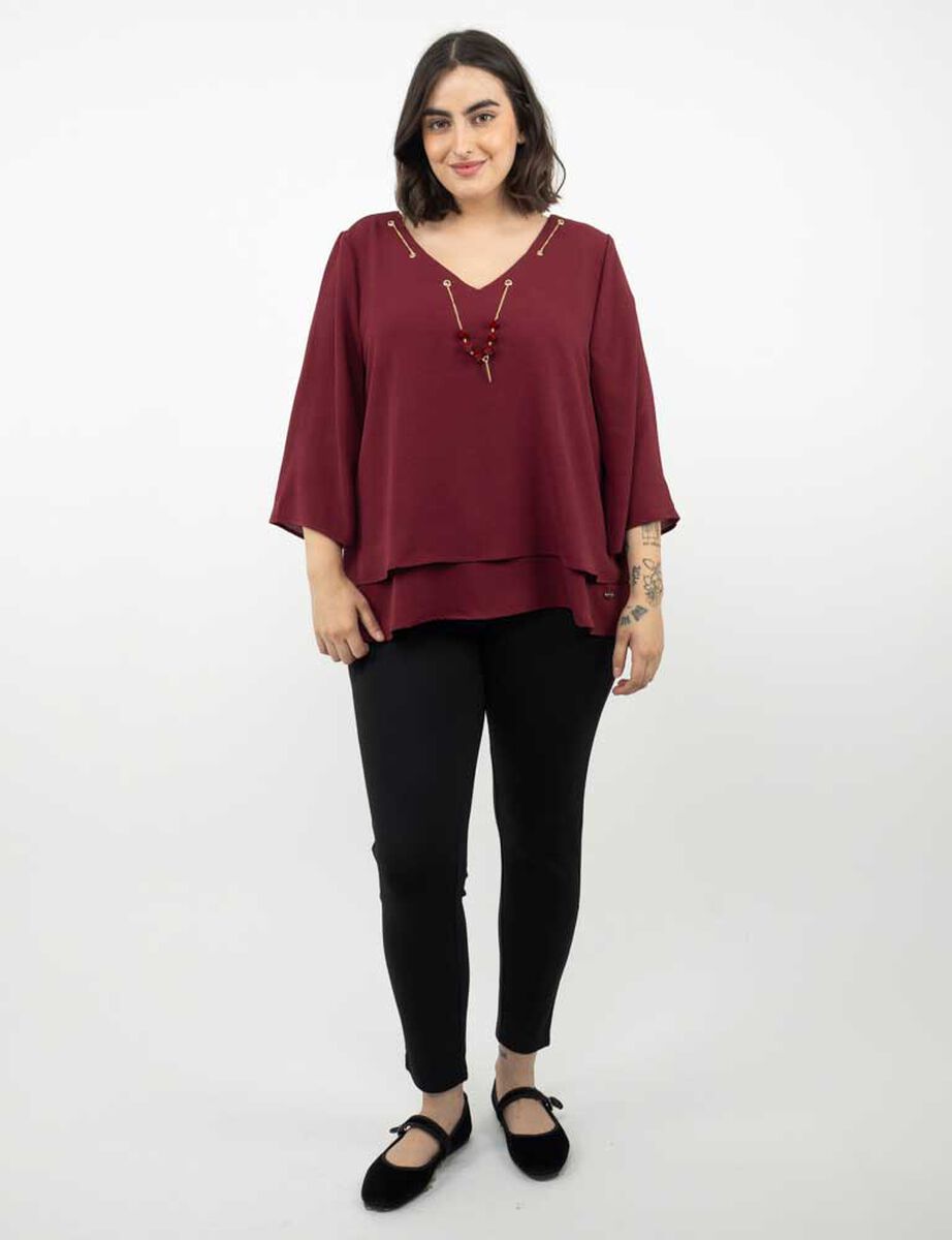 Blusa Manga 3/4 Mujer Extralindas