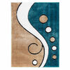Alfombra Modalfo Exclusive Figuras Turquesa 150x200 cm