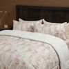 Plum&oacute;n Rosen 2 Plazas Sherpa Alaska Brianna Beige/Gris/Burdeo