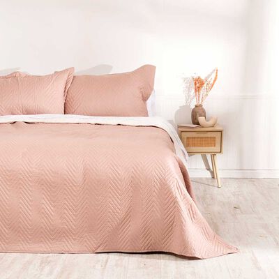 Quilt Mashini 2 Plazas Liso Nude