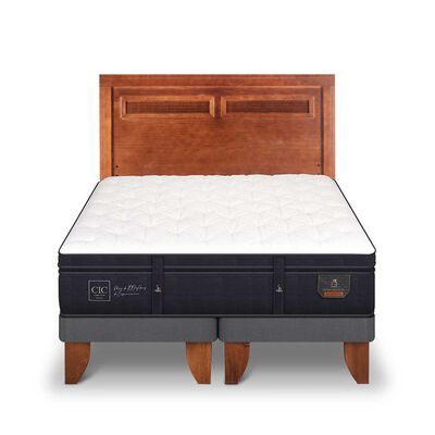 Cama Europea CIC Base Dividida King Súper Premium + Respaldo