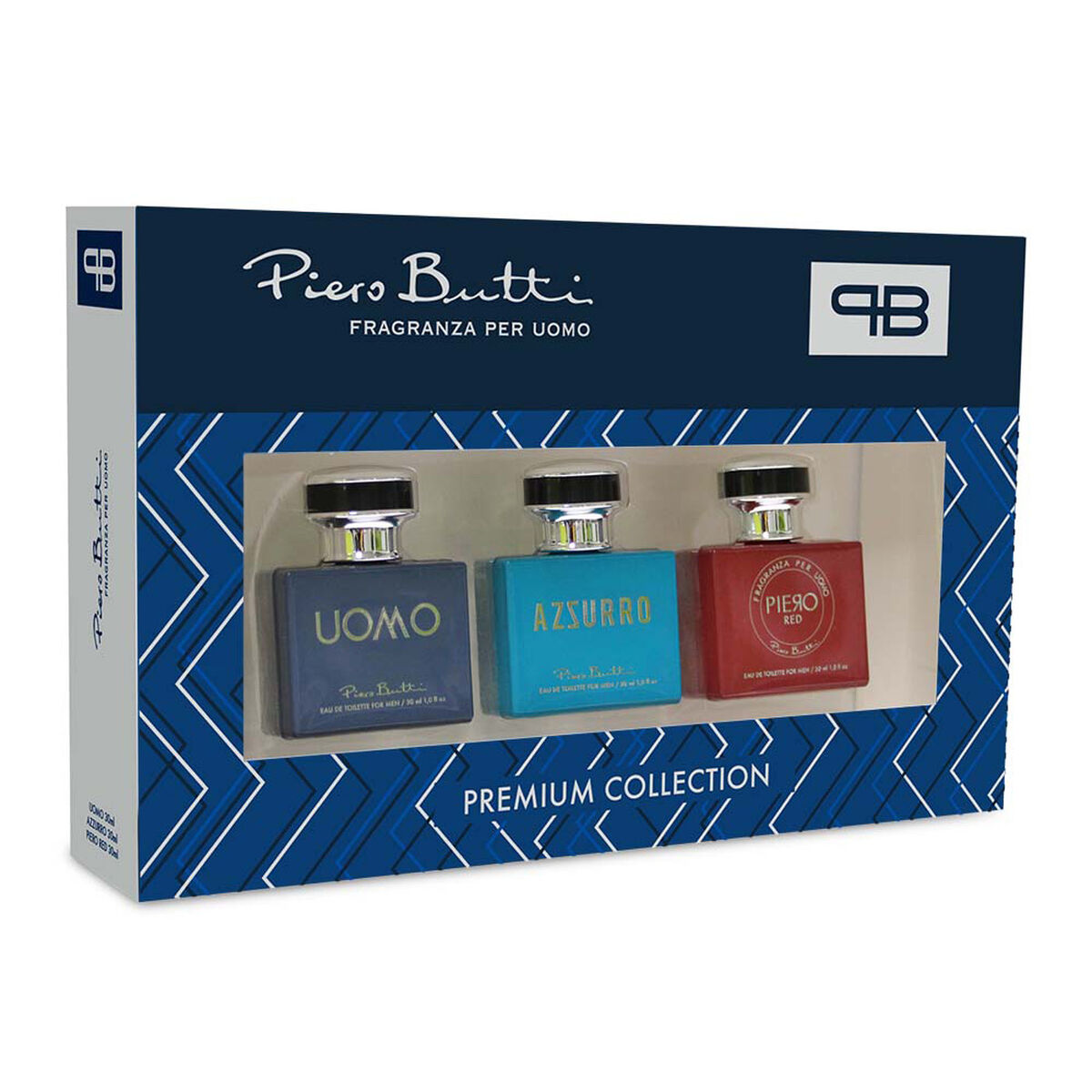 Set de Perfume Piero Butti Colección Premium de 3 Mini EDT 30 ml