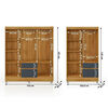 Combo Closet Vekkahome 6 Puertas + Closet 4 Puertas Americano Gris