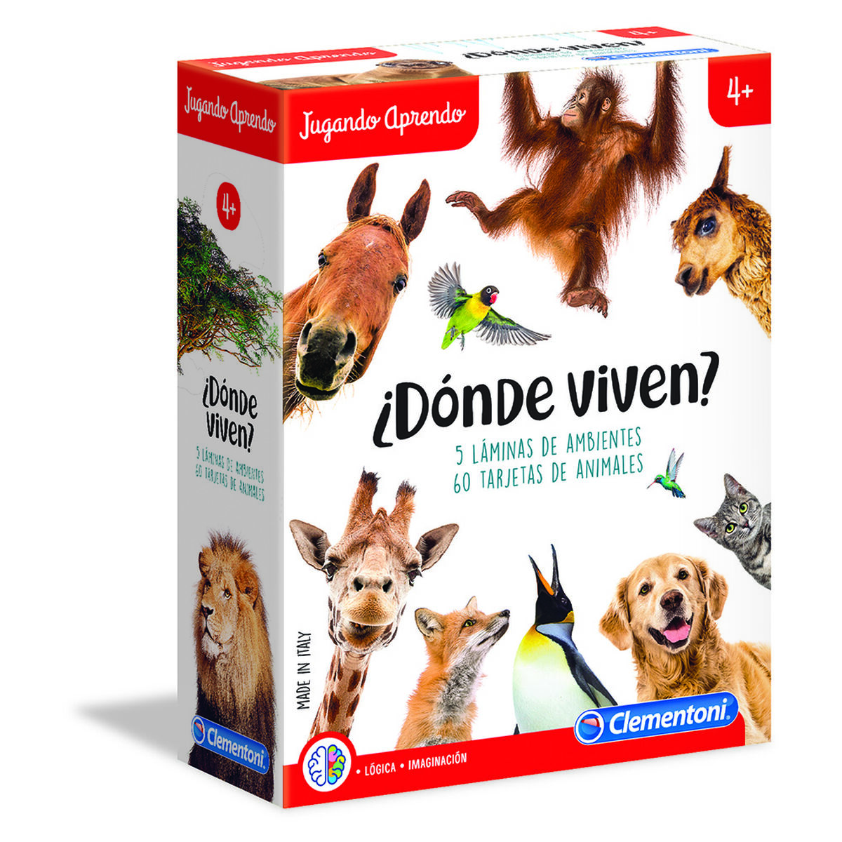 Juego de Mesa Cartas del Reino Animal Clementoni
