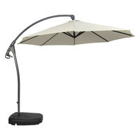 Quitasol Aluminio Spazzio Hanging Crudo 3 x 3 mts